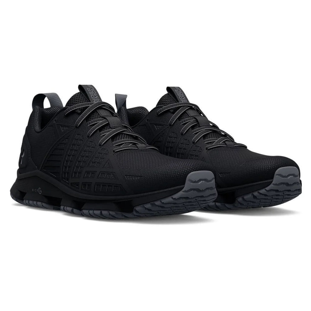 Under Armour Mens Micro G Strikefast Safety Toe Sneakers US 8 Black SR NWT