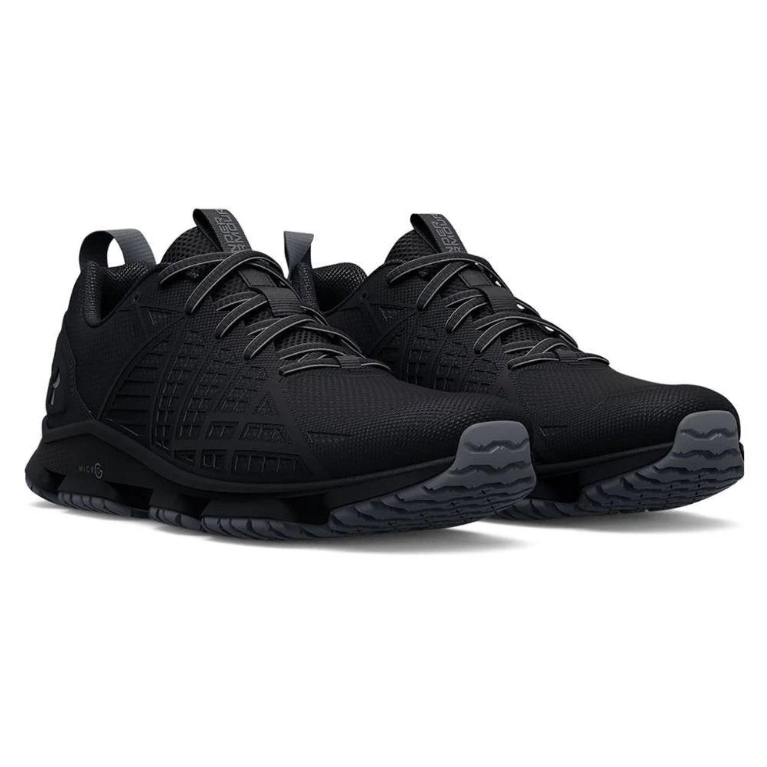 Under Armour Mens Micro G Strikefast Safety Toe Sneakers US 8 Black SR NWT