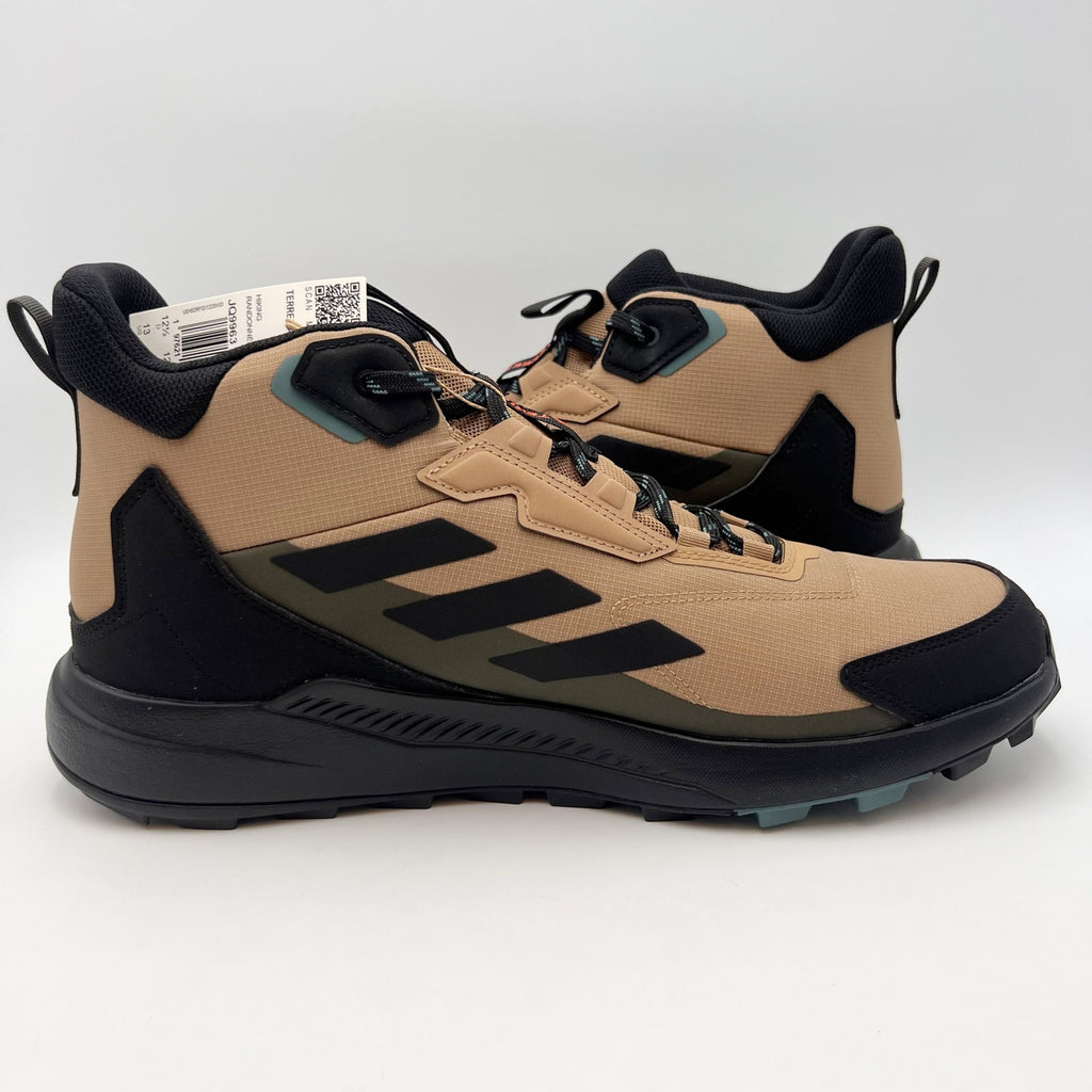 Adidas Mens Terrex Anylander Mid Walking Boots US 13 Brown Black Waterproof NIB