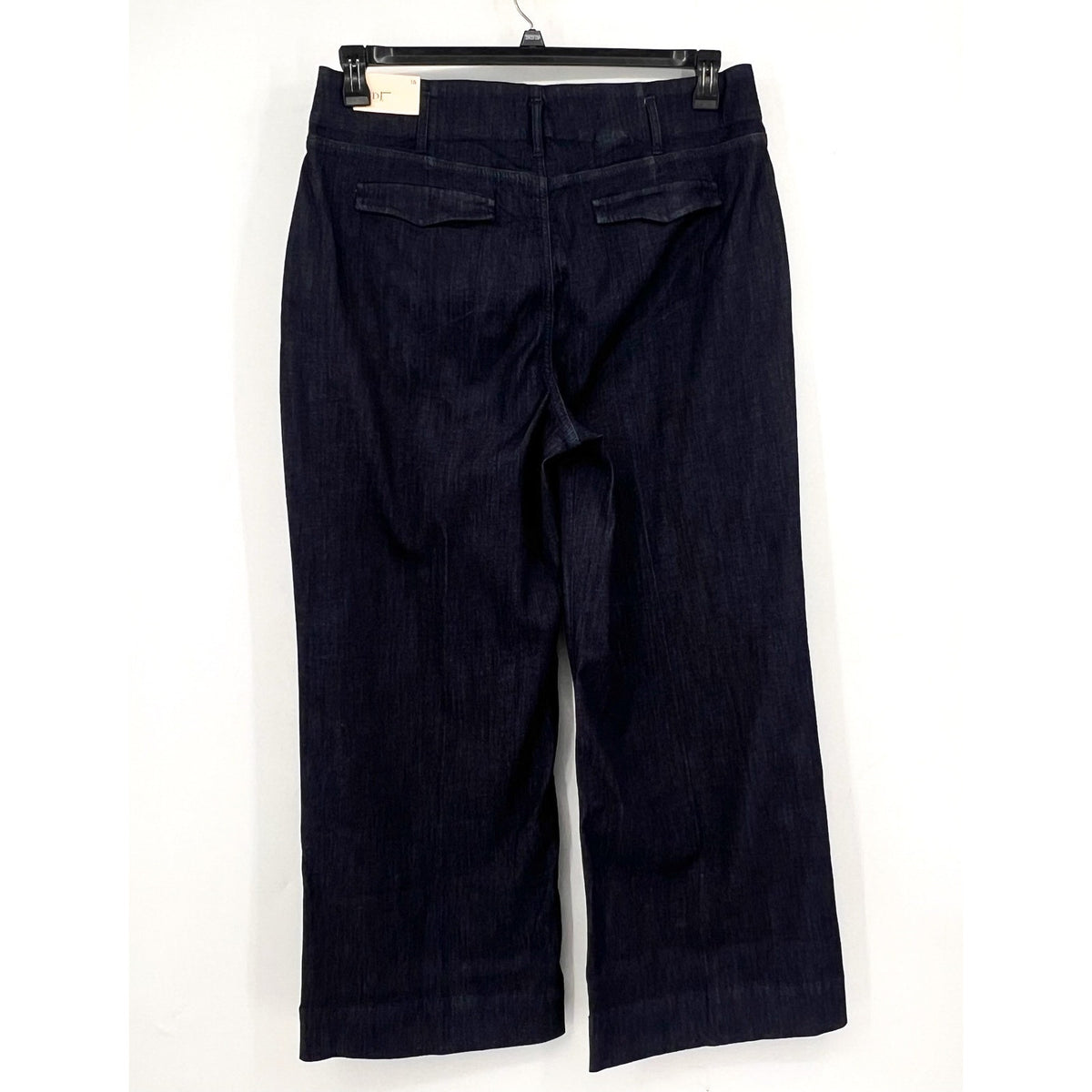 NYDJ Women's Mona Wide Leg Ankle Trouser Jeans Size 16 Deep Blue Rinse NWT