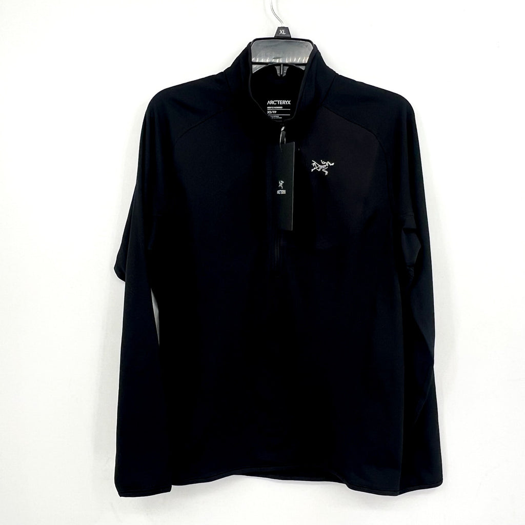 ARCTERYX Men's Delta Half-Zip Pullover Sweatshirt XS Black Jacket NWT