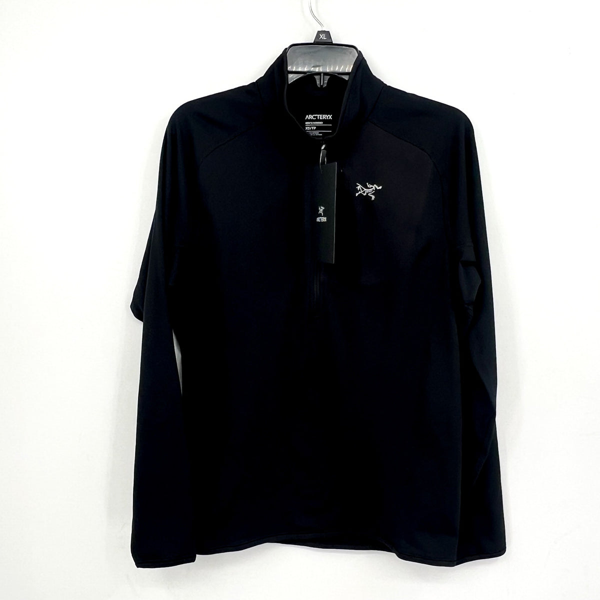 ARCTERYX Men's Delta Half-Zip Pullover Sweatshirt XS Black Jacket NWT