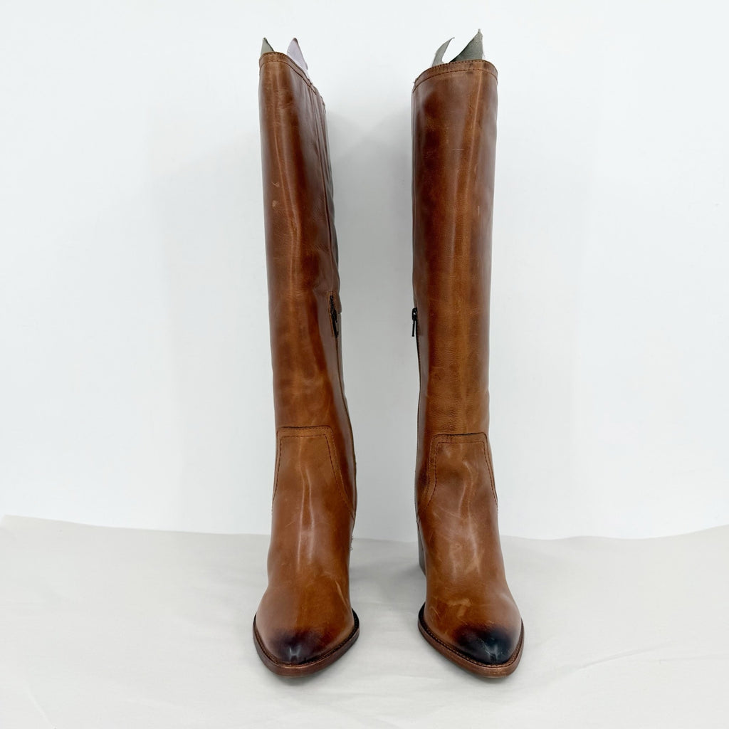 Diba True Womens True Do Knee High Boots US 8.5 M Brown Leather EUC