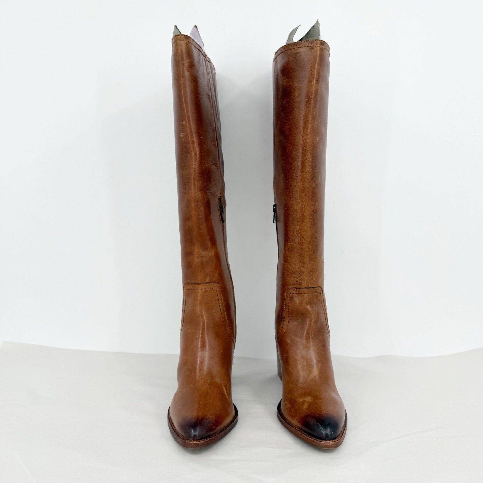 Diba True Womens True Do Knee High Boots US 8.5 M Brown Leather EUC