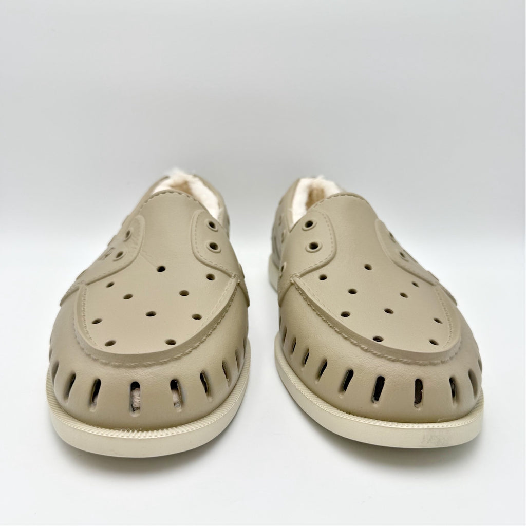 Sperry Mens Original Float Cozy Boat Shoes Size 10 EU 43 Beige Tan NWOB