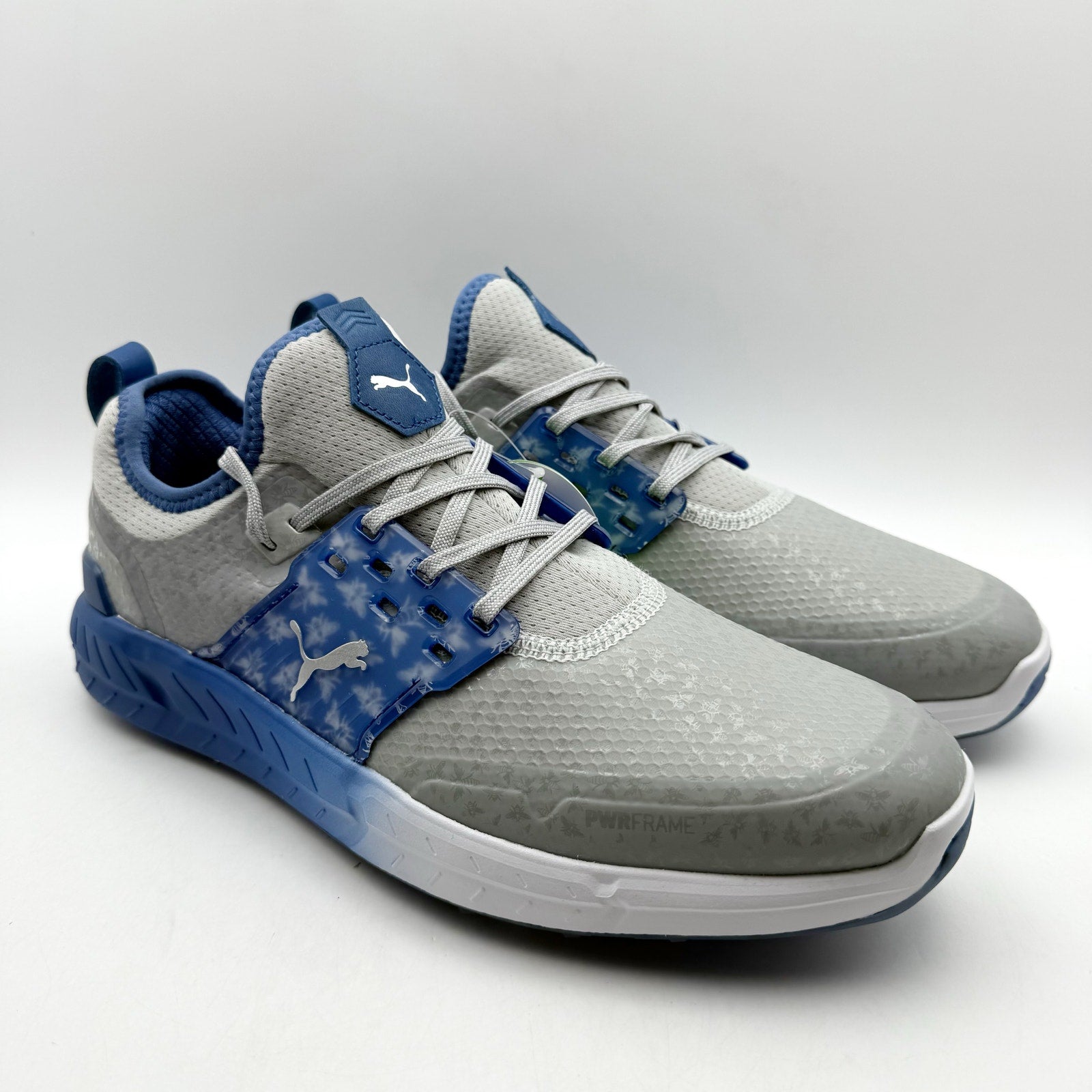 Puma Mens Ignite Pollination Golf Sneakers US 9 M EU 42 Blue Grey Athletic NWOB
