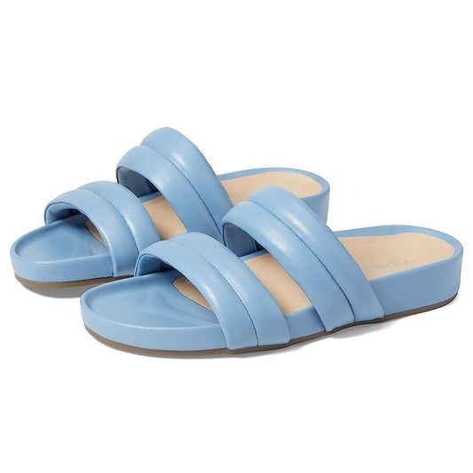 Vionic Womens Mayla Slide Sandals US 5 M EU 35 Blue Comfort NIB