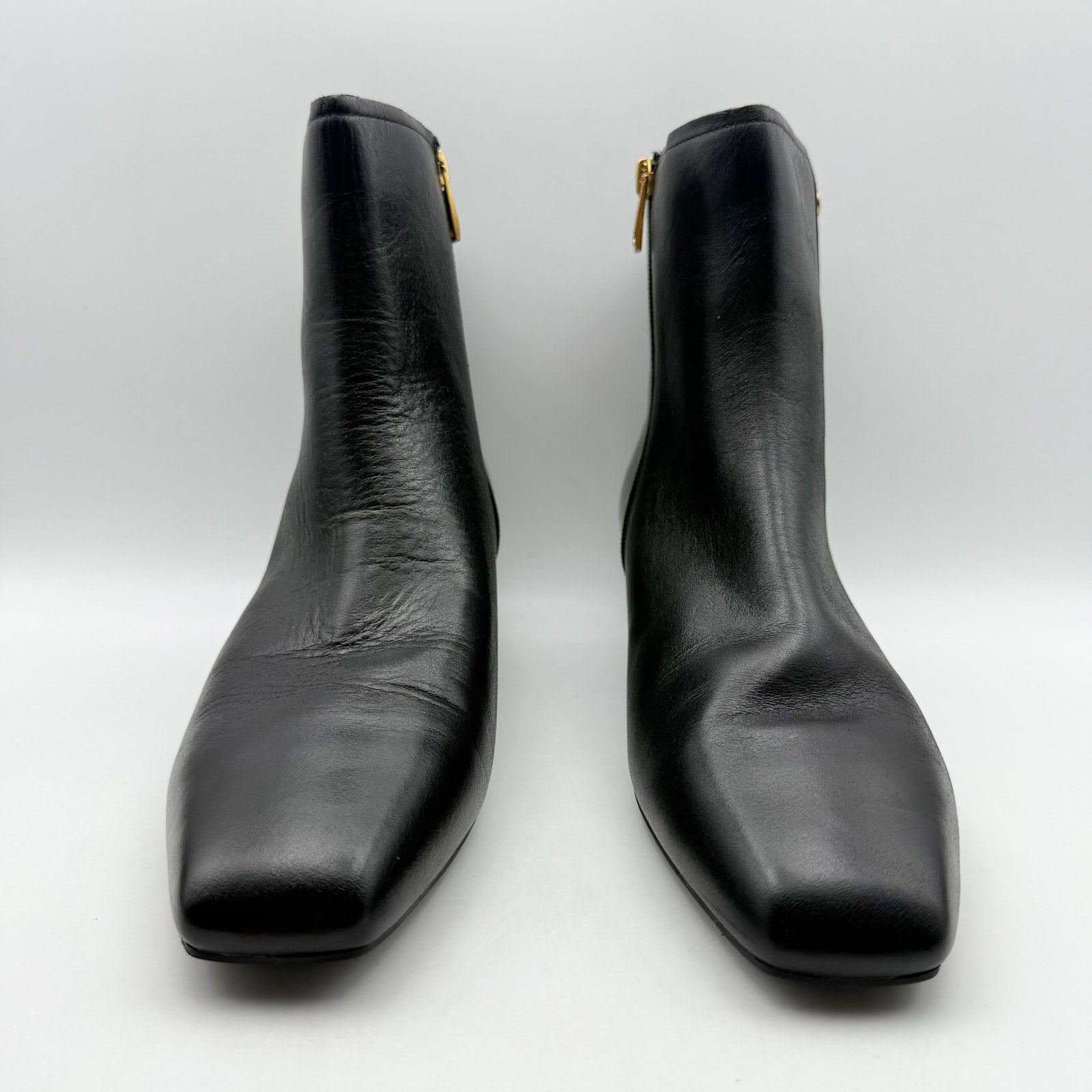 Naturalizer Womens Raffee Ankle Boots US 11 M EU 42 Black Leather Booties NWOB
