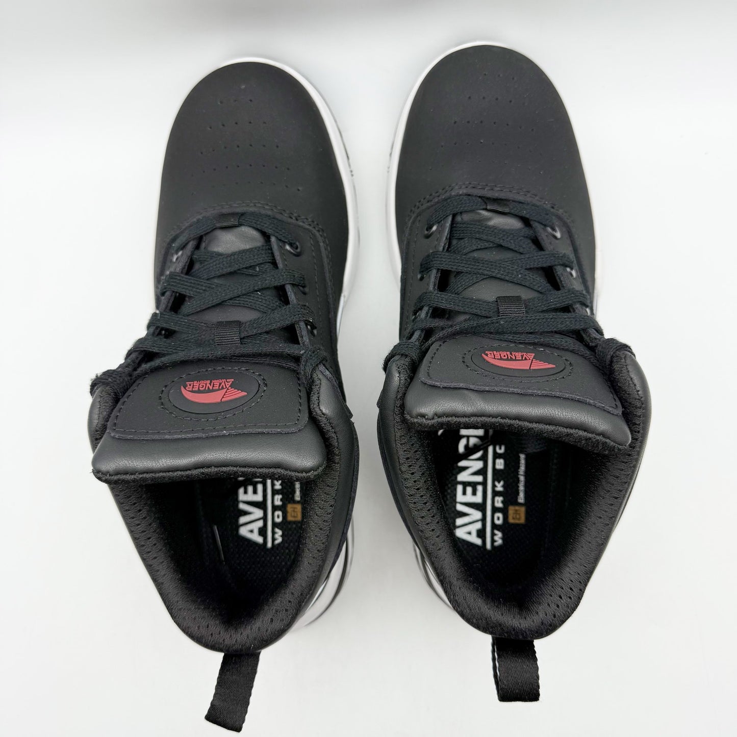 Avenger Mens Reaction SR CT Work Sneakers US 8 D EU 41.5 Black White NIB