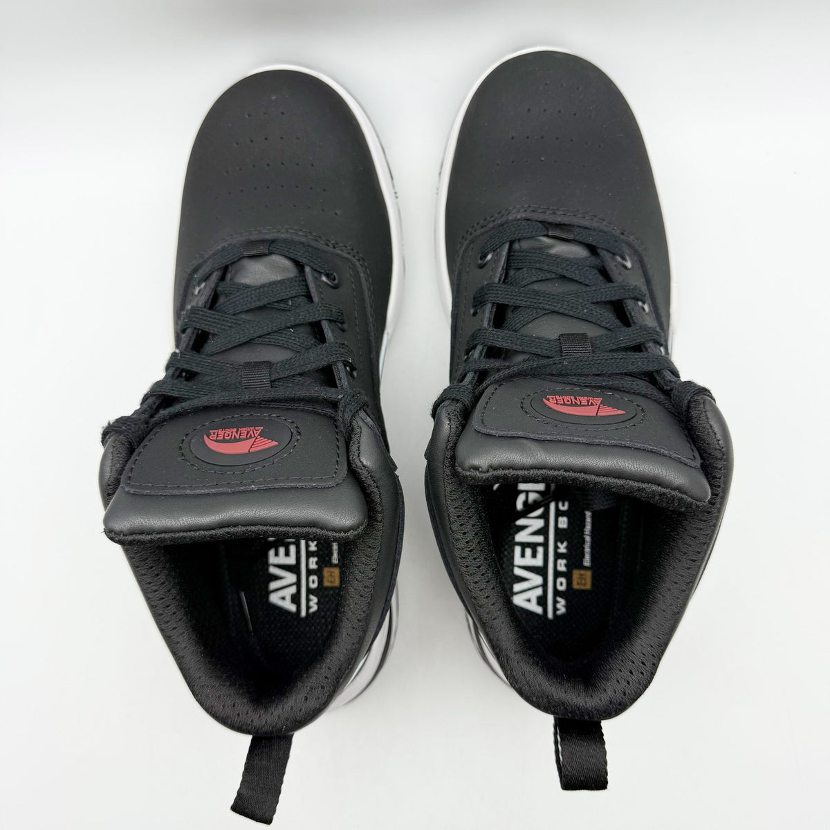 Avenger Mens Reaction SR CT Work Sneakers Size 8 D EU 41.5 Black White NIB