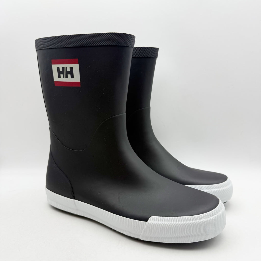 Helly Hansen Womens Nordvik 2 Rain Boots US 8 EU 38 Black White NWOB