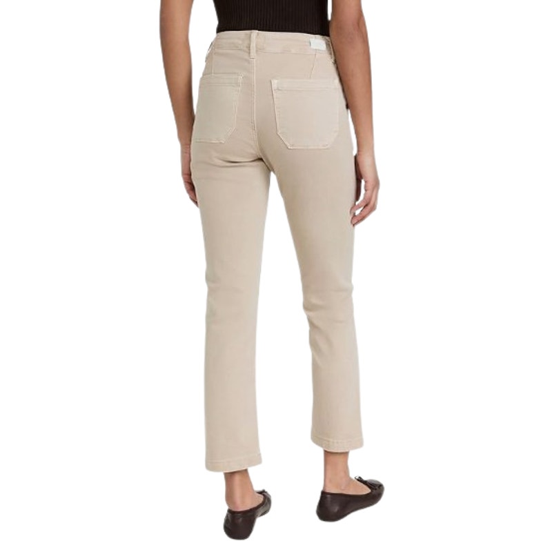 PAIGE Womens Mayslie Ankle Utility Pants Size 34 US 16 Tan Sand Twill NWT
