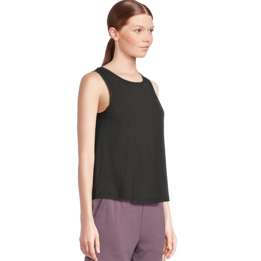 HELLY HANSEN Women's Tech Split Back Tank Top Medium Black Sleeveless NWT