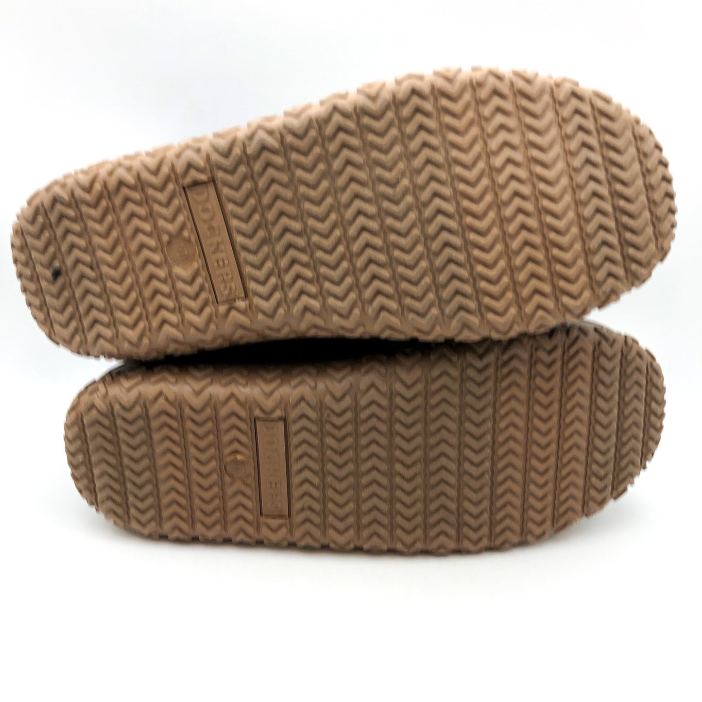 Dockers Mens Rugged Slip-On Slipper Boots US 10 Grey Wool Round Toe NIB