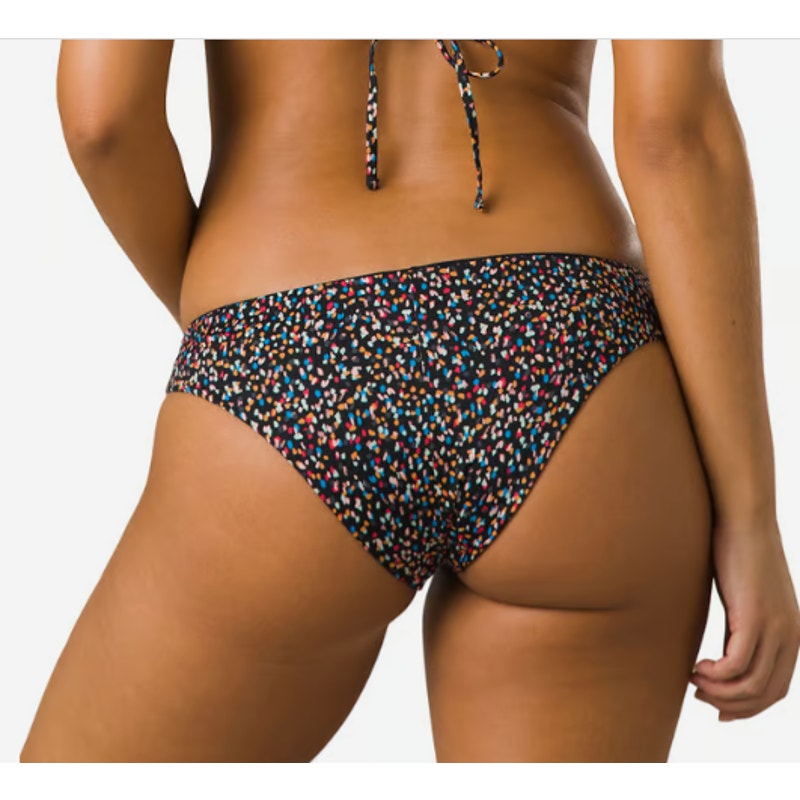PRANA Women's Gemma Reversible Bikini Bottom Large Black Alotta Dot NWT