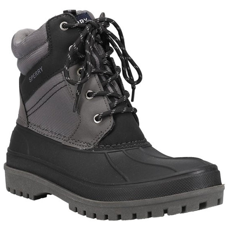 SPERRY Kids Storm Hopper Winter Boots Size 5 EU 37 Grey Black NWOB