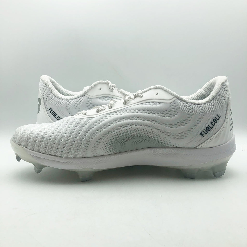 New Balance Mens FuelCell 4040v7 Cleats Size 14 White Black Molded Baseball NWOB