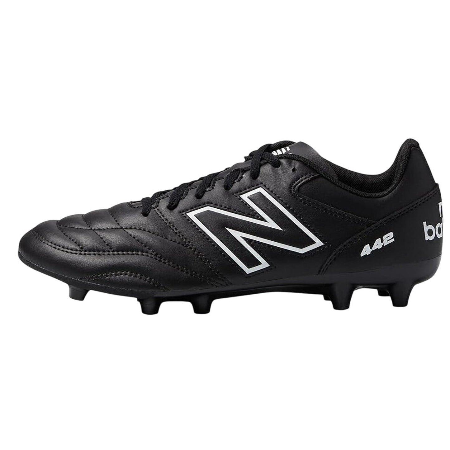 New Balance Boys 442 V2 Academy FG Soccer Cleats US 4 Wide Black Athletic NIB