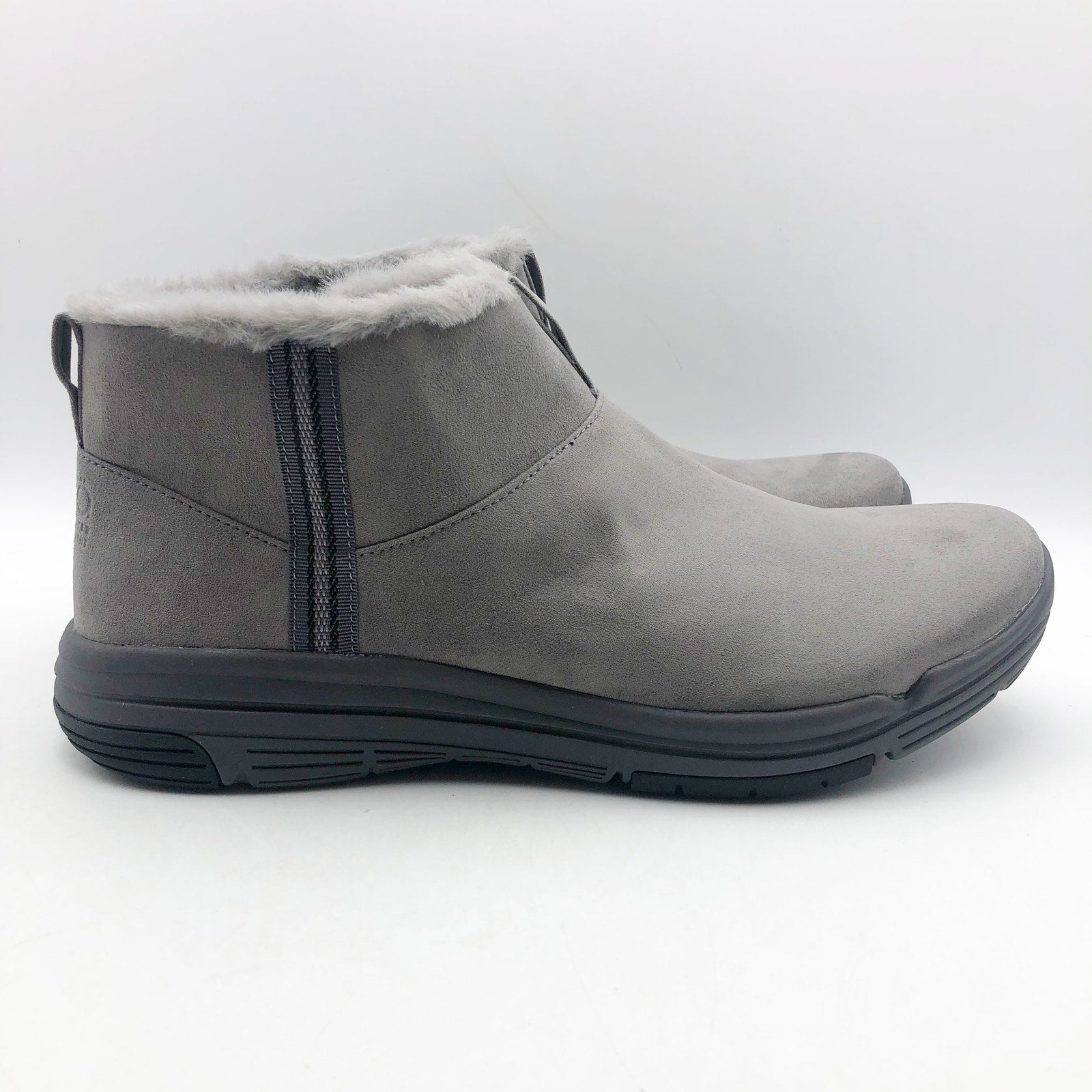 Ryka Womens Amber Ankle Boots US 11 M EU 42 Grey Suede Weatherproof NIB