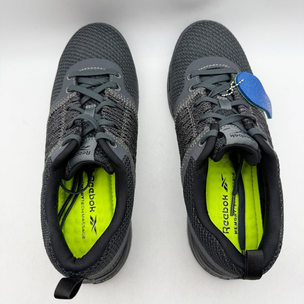 Reebok Mens Print Work ULTK Work Shoes US 8.5 M Grey Black Composite Toe NIB