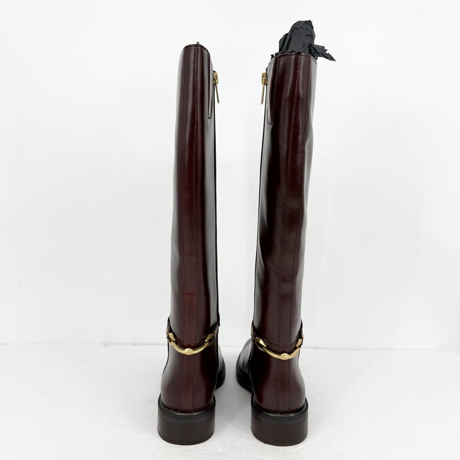 Vince Camuto Womens Adria Knee High Boot 6.5 M Narrow Calf Mahogany Leather NIB