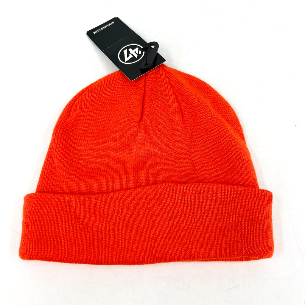 47 BRAND Mens Clemson Tigers Harbor Cuffed Knit Hat One Size Orange NWT