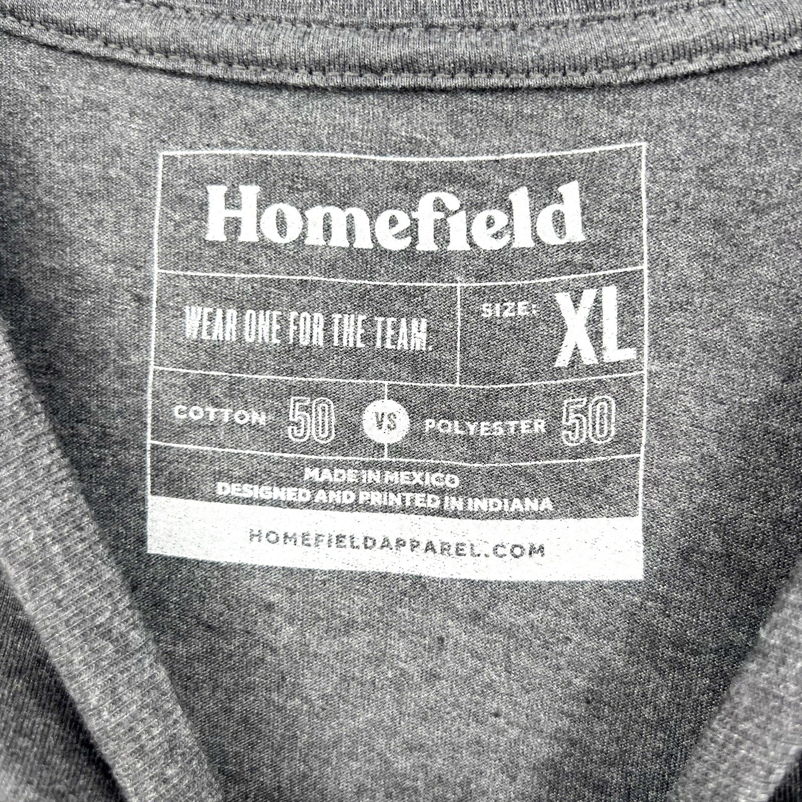 HOMEFIELD Men Midnight Yell Texas A&M T-Shirt XL Dark Grey Short Sleeve NWT