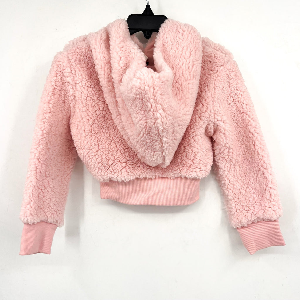 BARDOT JUNIOR Girl's Love Fluffy Sweatshirt 2T Blush Pink Hoodie NWT