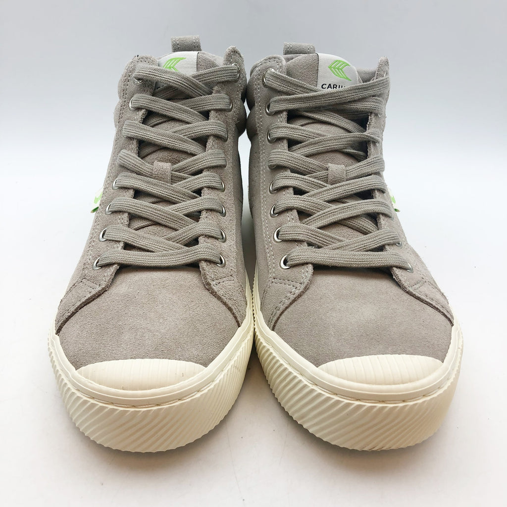 Cariuma OCA High Sneakers Womens 10.5 Mens 9 Cloud Grey Suede NIB