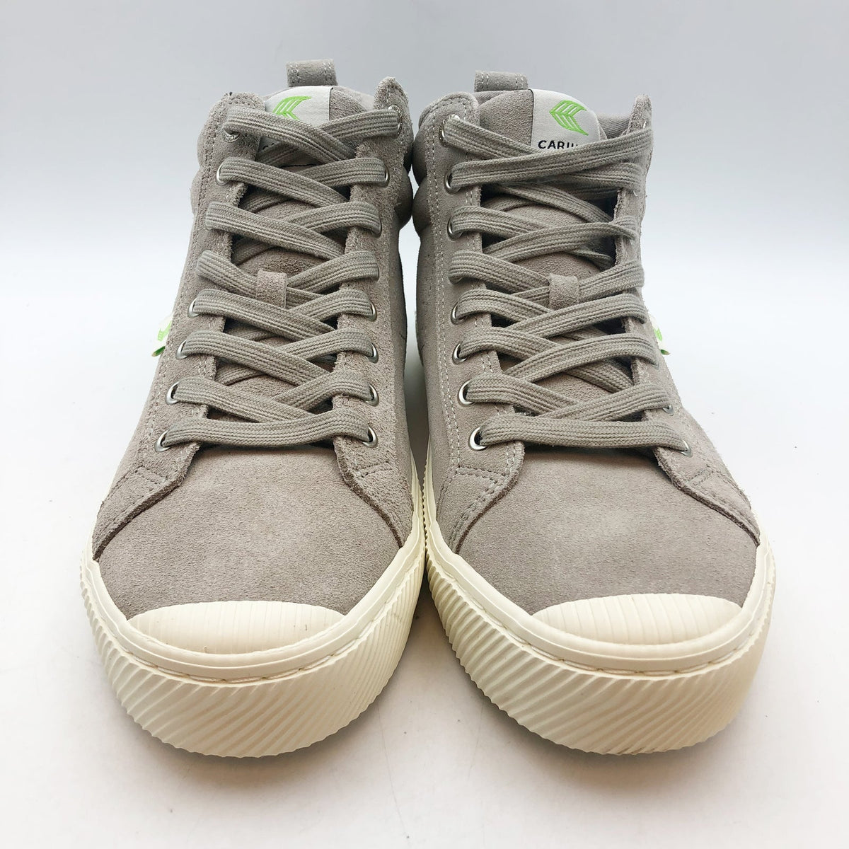 Cariuma OCA High Sneakers Womens 10.5 Mens 9 Cloud Grey Suede NIB