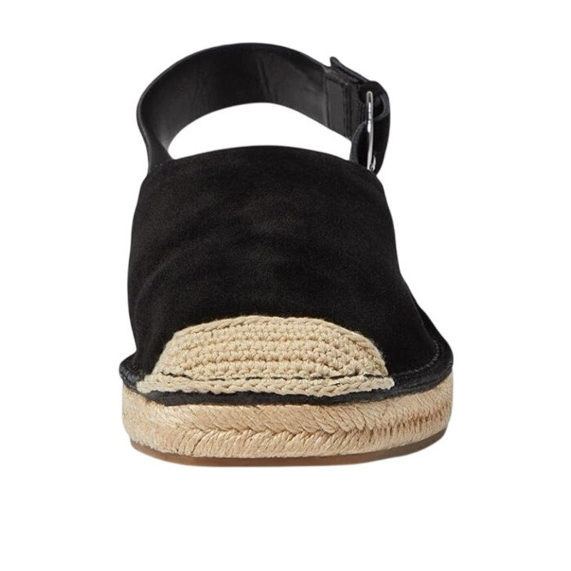 Blondo Womens Hiliana Slingback Espadrille Flats Size 7.5 M Black Suede NIB