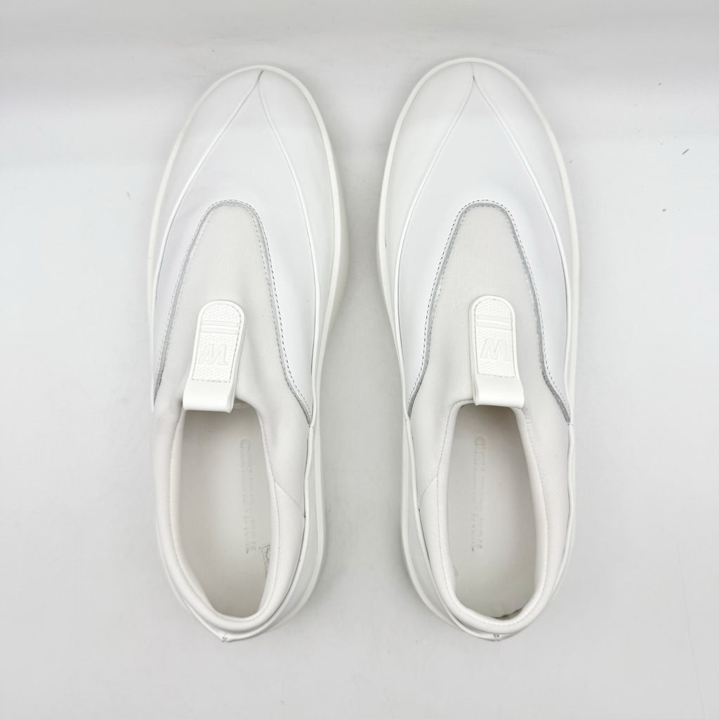 Wolf & Shepherd Womens Cruise Tre Slip On Sneakers US 8 EU 39 White Leather NIB