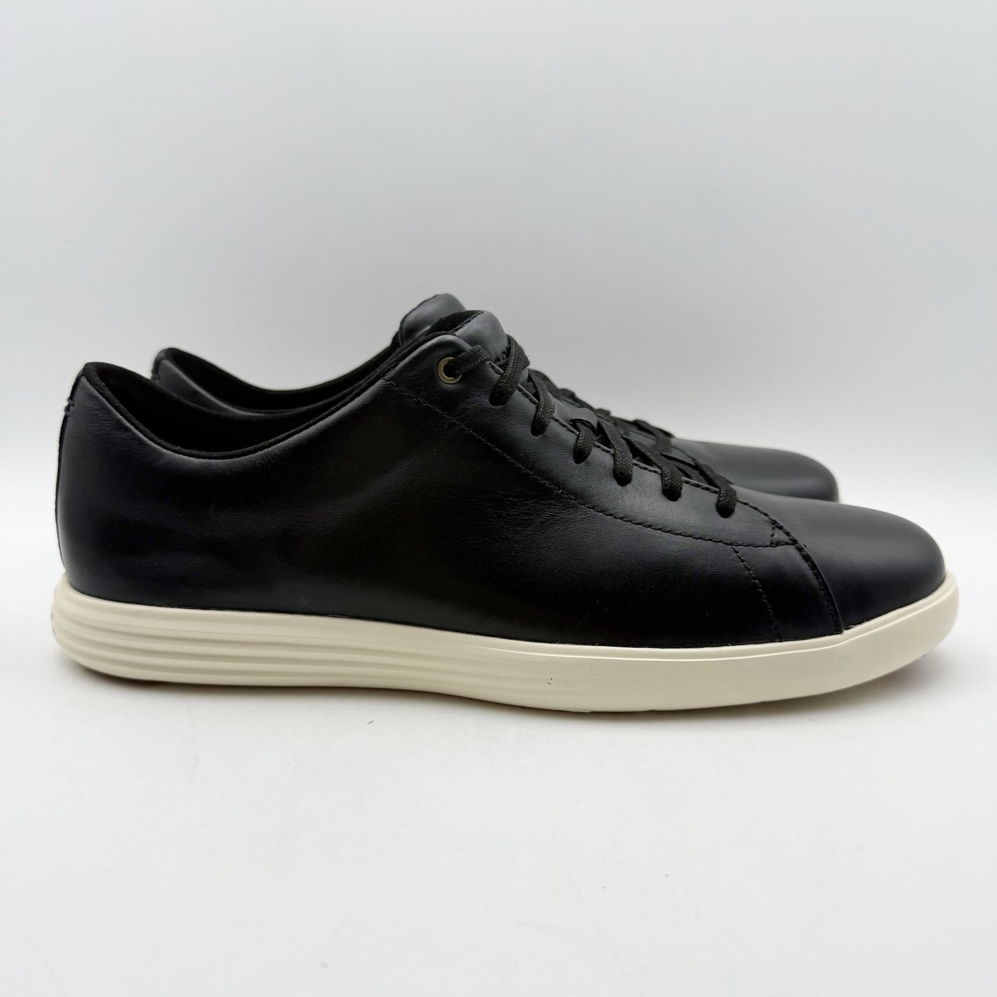 Cole Haan Mens Grand Crosscourt ll Sneakers US 10 M Black White Leather NIB