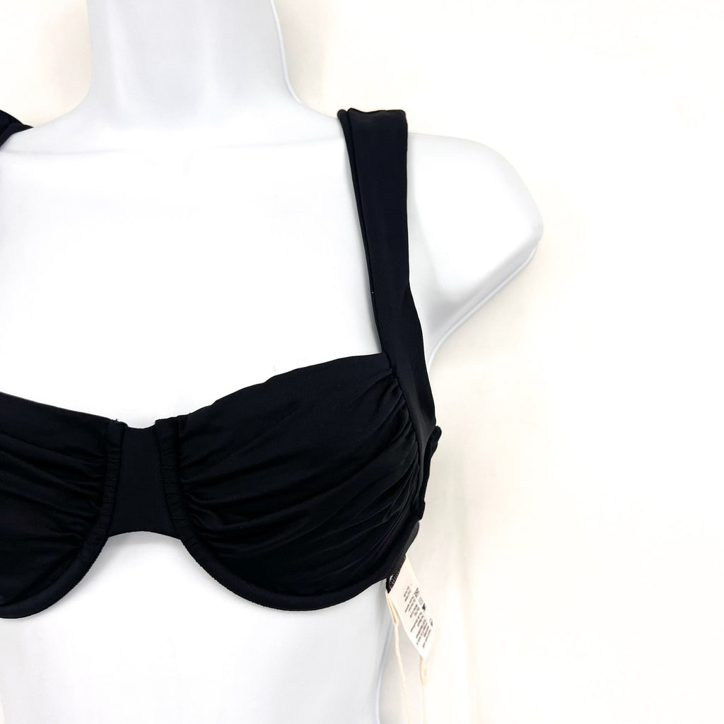 L*SPACE Women's Stella and Rocky Bikini Set Small Black Adjustable NWT