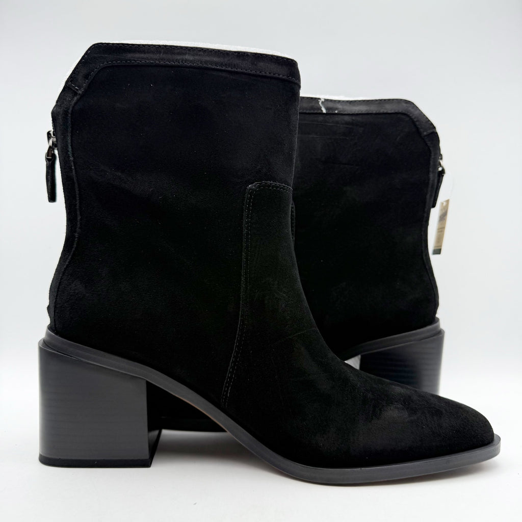 Vince Camuto Womens Kortimy Ankle Boots US 12 M EU 43.5 Black Suede NIB
