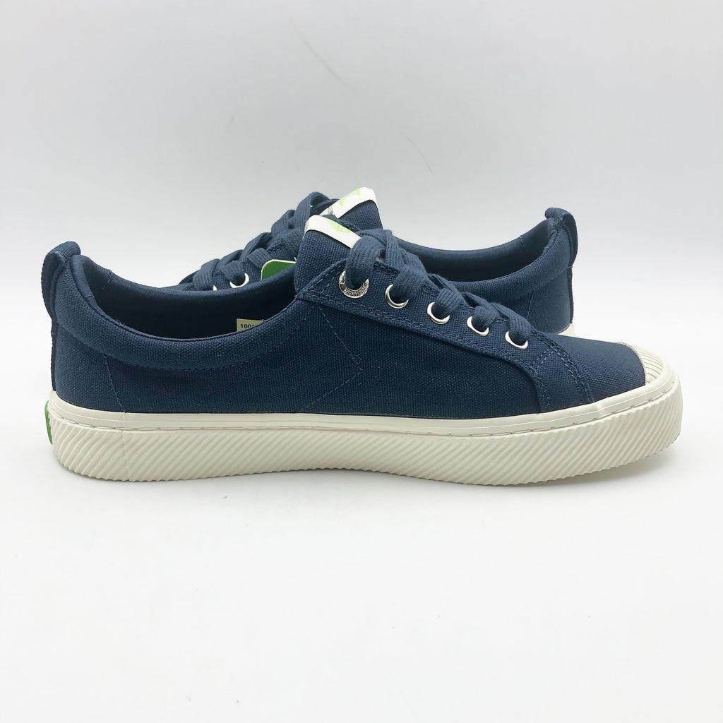 Cariuma Women's OCA Low Canvas Sneakers Size 9 Navy Blue Organic Cotton NIB