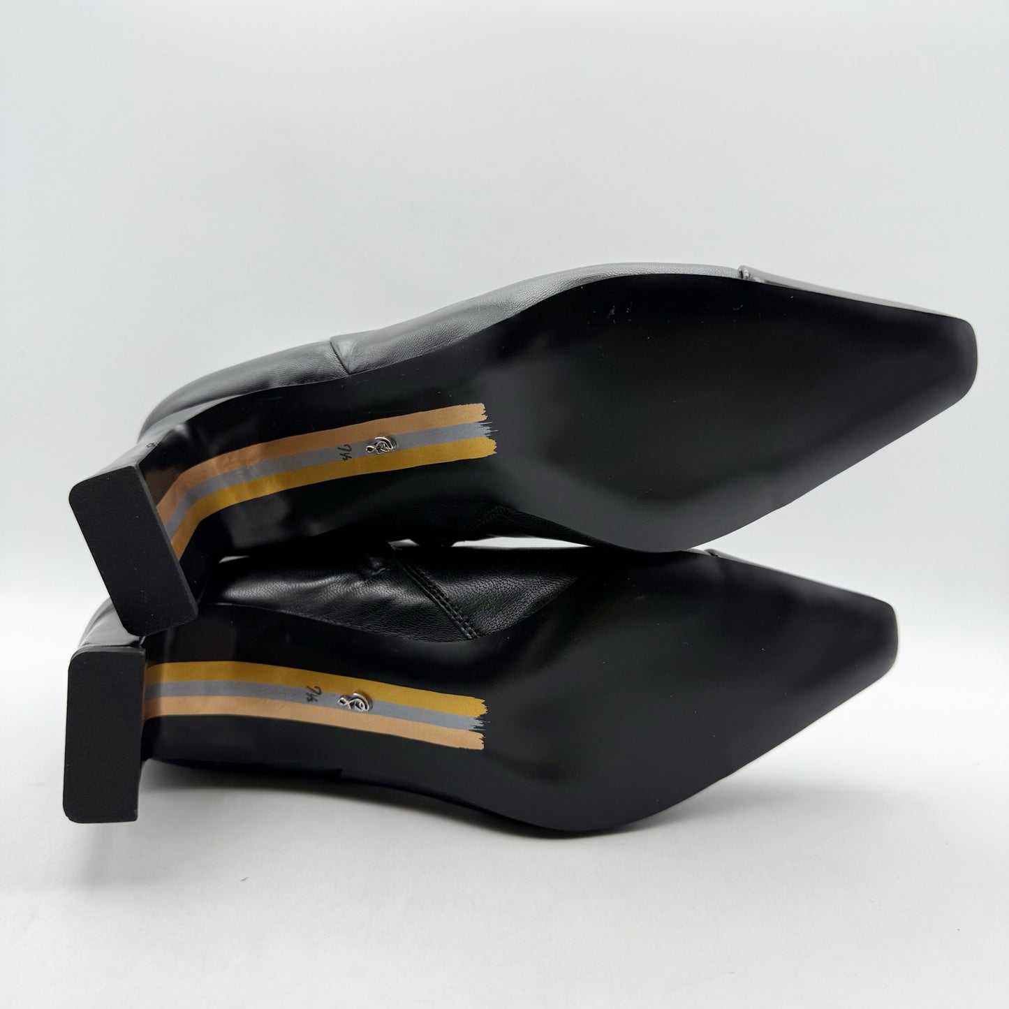 Sam Edelman Womens Saige 2 Ankle Boots US 7.5 M EU 38 Black Leather NWOB