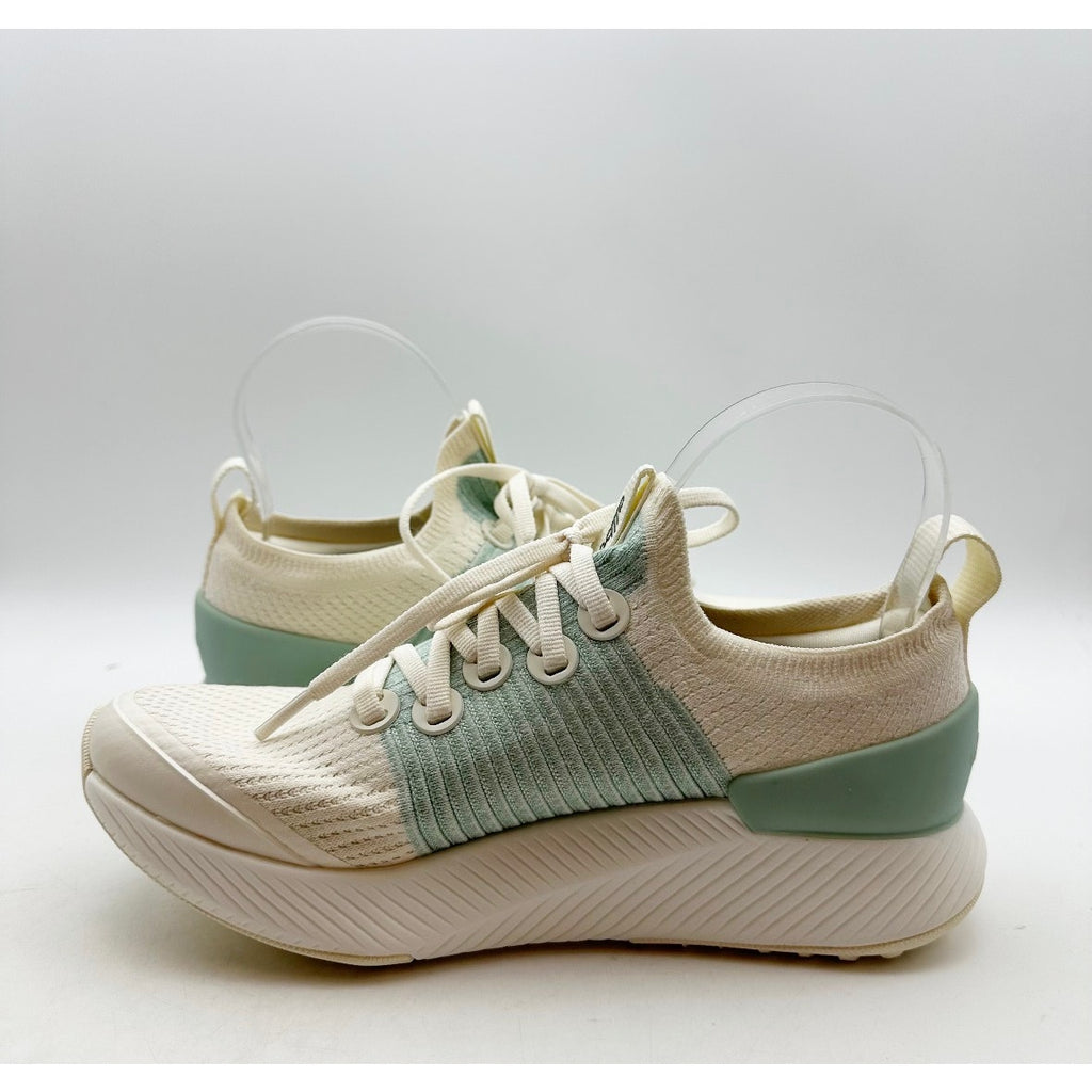 ALLBIRDS Womens Tree Glider Athletic Shoes Size 6 White Green NWOB