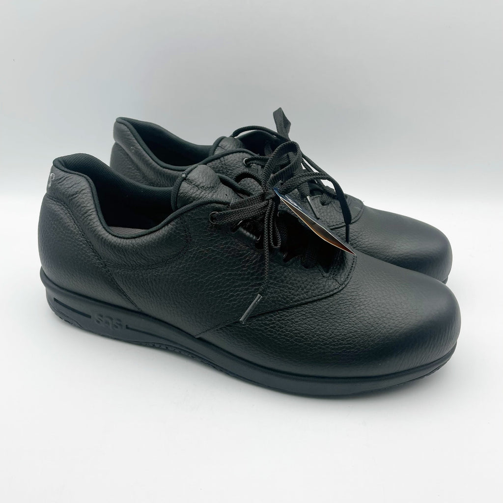 SAS Womens Liberty Lace Up Sneaker US 11 M EU 41.5 Black Leather SR NIB