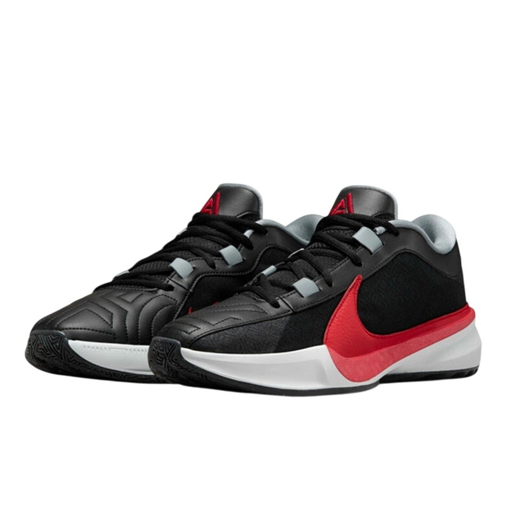 NIKE Air Zoom Freak 5 Basketball Shoes Mens 8 Womens 9.5 Black Red Giannis NWOB