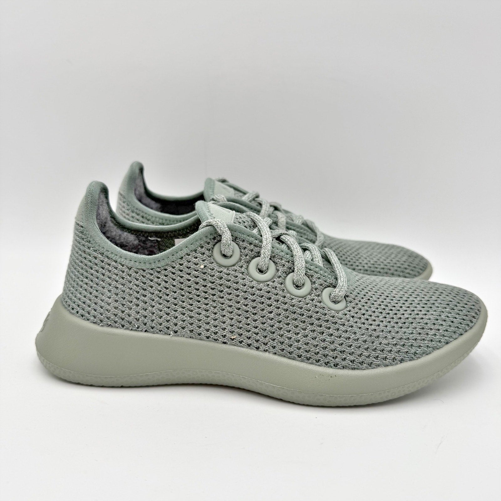 AllBirds Womens Tree Runner Casual Sneakers Size 5 Green Succulent Grey NIB