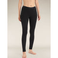 ICEBREAKER Women's Merino 200 Oasis Thermal Leggings XS Black Base Layer NWT