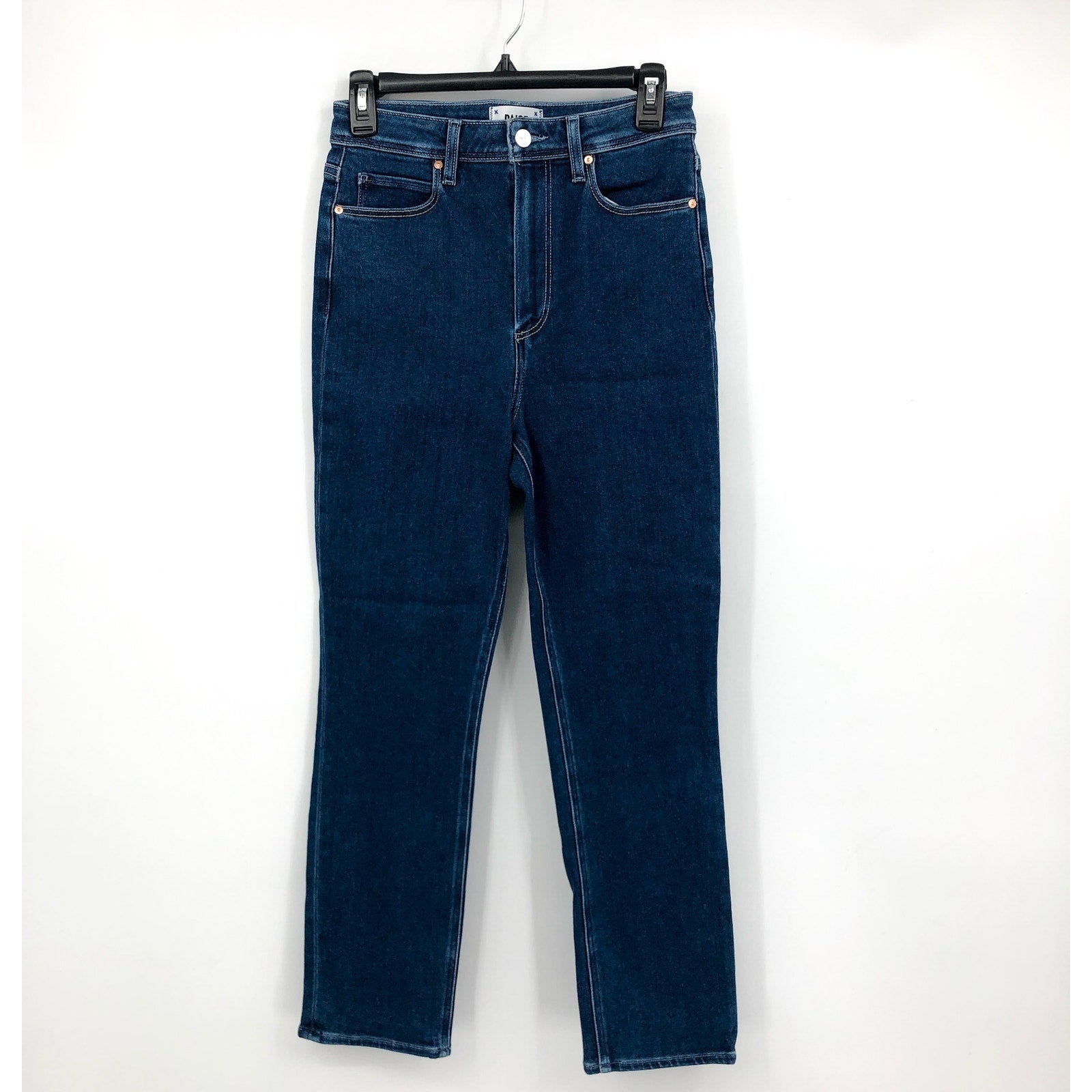 PAIGE Womens Ultra High Rise Cindy Jeans Size 27 California Wash Straight NWT