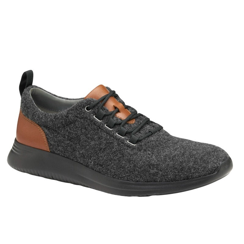 Johnston & Murphy Mens Amherst U-Throat Sneakers Size 10 M EU 43 Grey Wool NIB