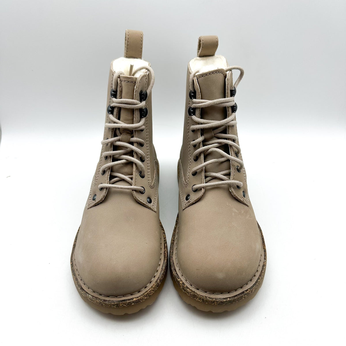 BIRKENSTOCK Women Bryson Mid Boot EU 36 Narrow US 5 Taupe Leather Shearling NWT