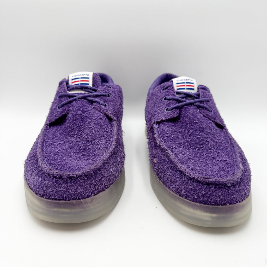 SPERRY x Concepts Mens 3-Eye Cup Top-Sider Loafers Size 13 Purple Suede NWOB