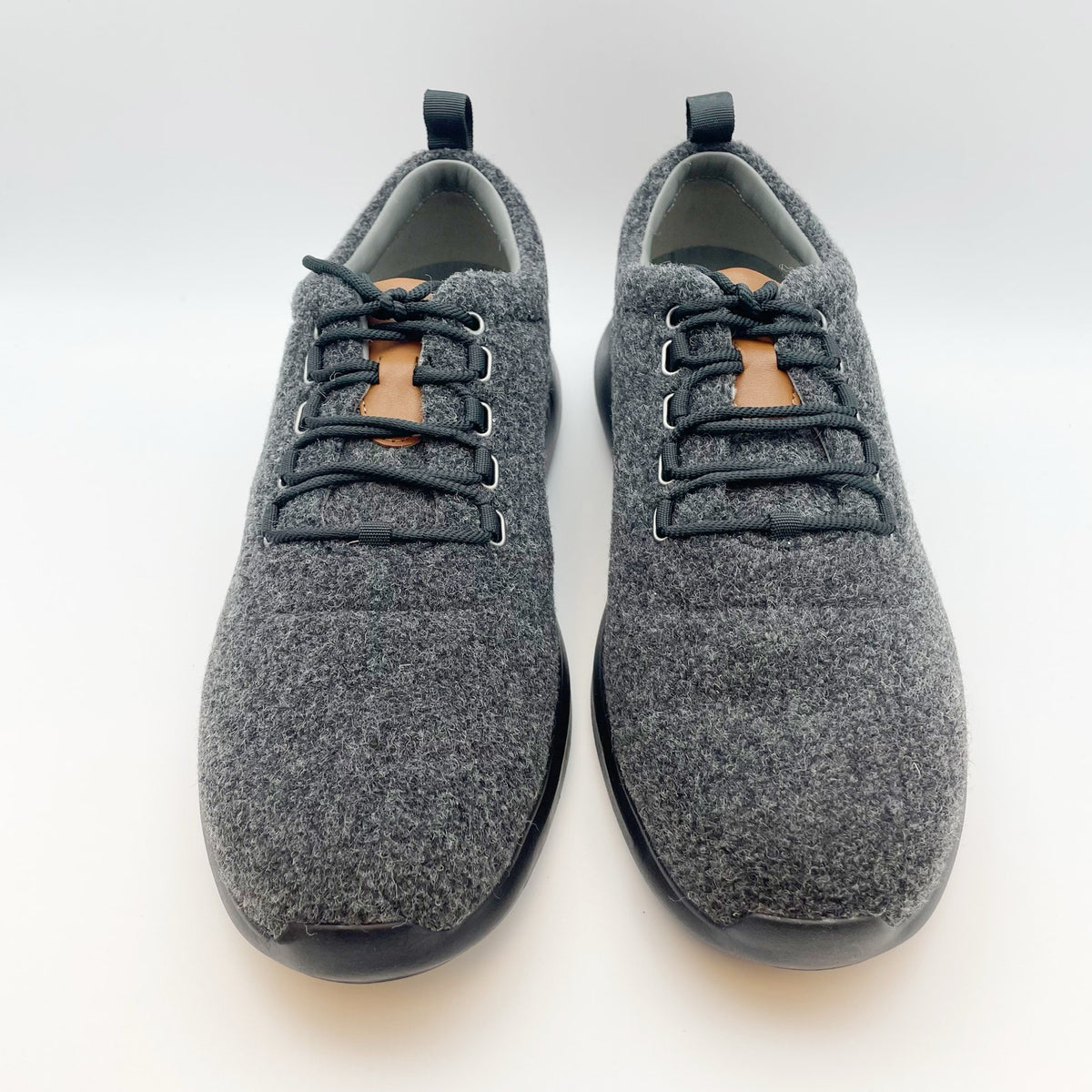 Johnston & Murphy Mens Amherst U-Throat Sneakers Size 10 M EU 43 Grey Wool NIB