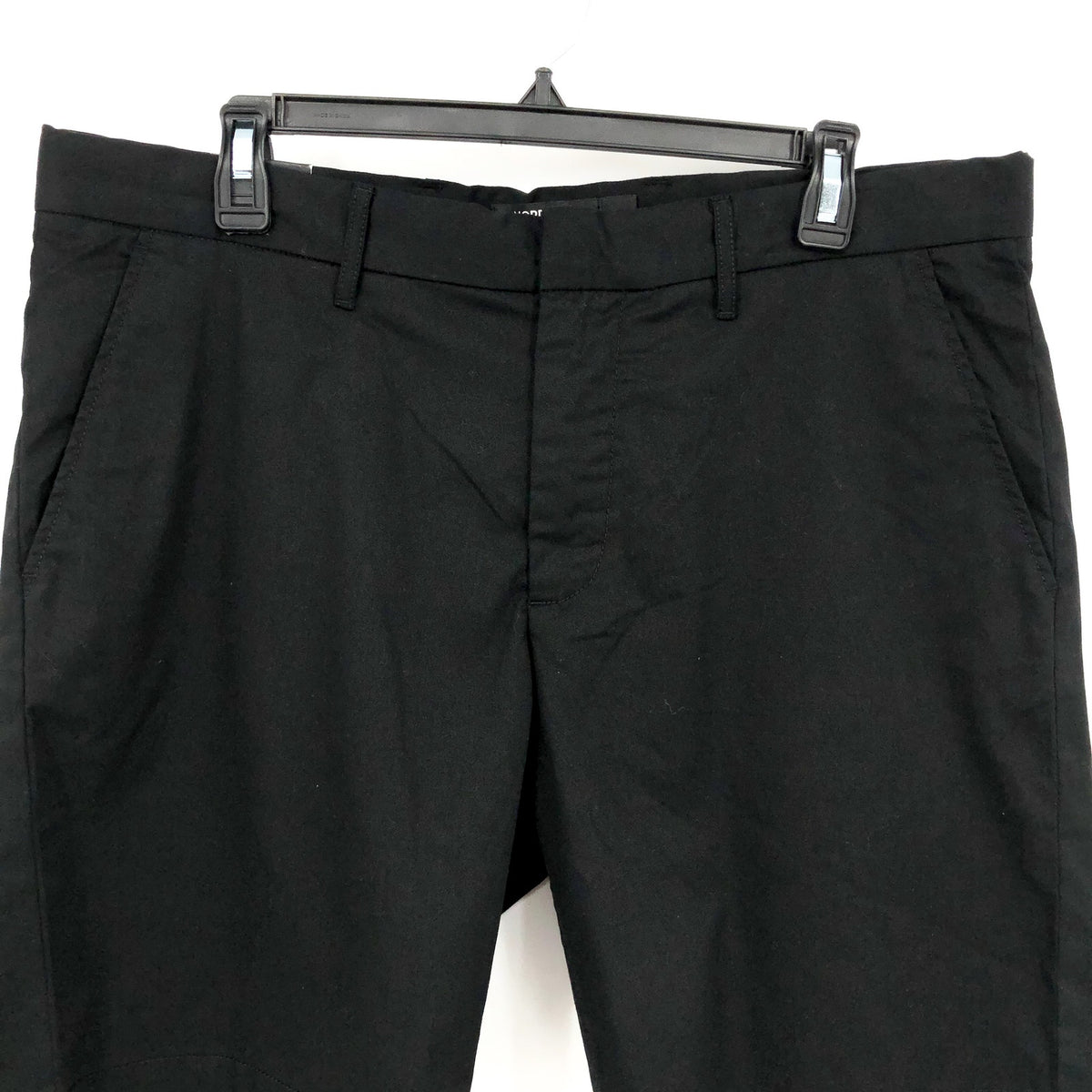 NORDSTROM Men's Tech Smart Slim Fit Chino Shorts SIZE 36 Black Coolmax NWT