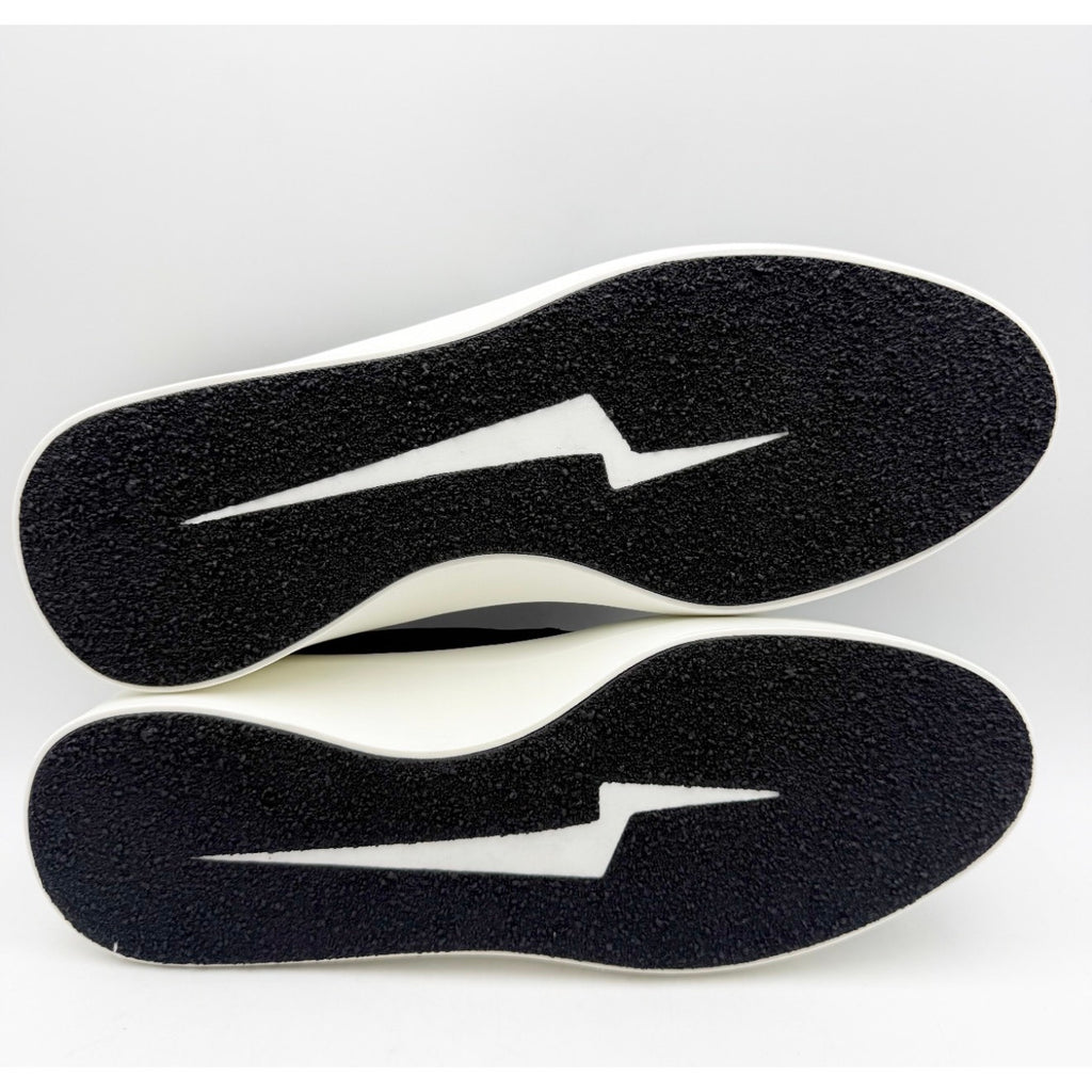 Wolf & Shepherd Cruise Slip On Shoes Mens 7.5 Womens 9 Black Leather Suede NWOB