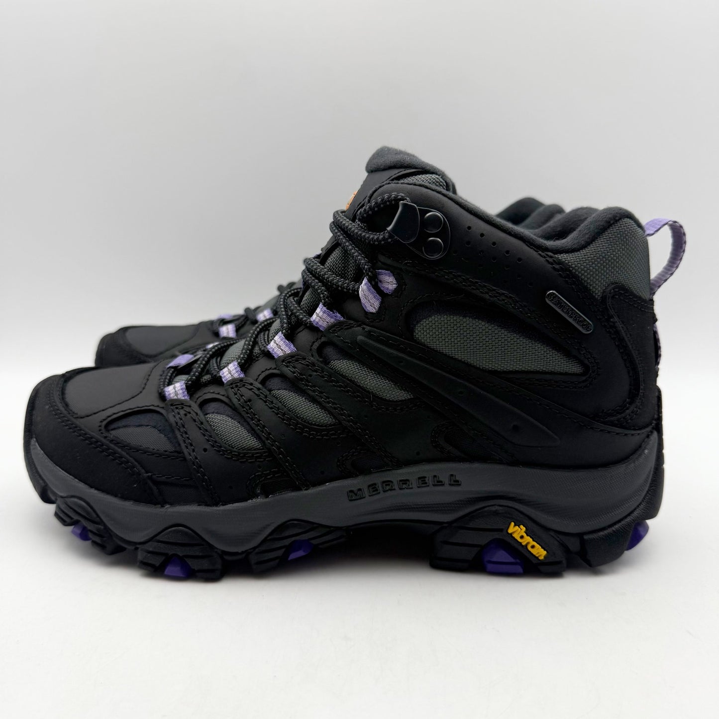 Merrell Womens Moab 3 Thermo Mid Winter Boot US 7 M Black Leather Waterproof NIB